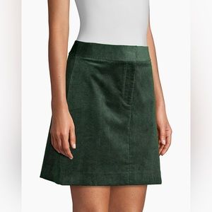 Kate Spade Green Courdery Mini Skirt